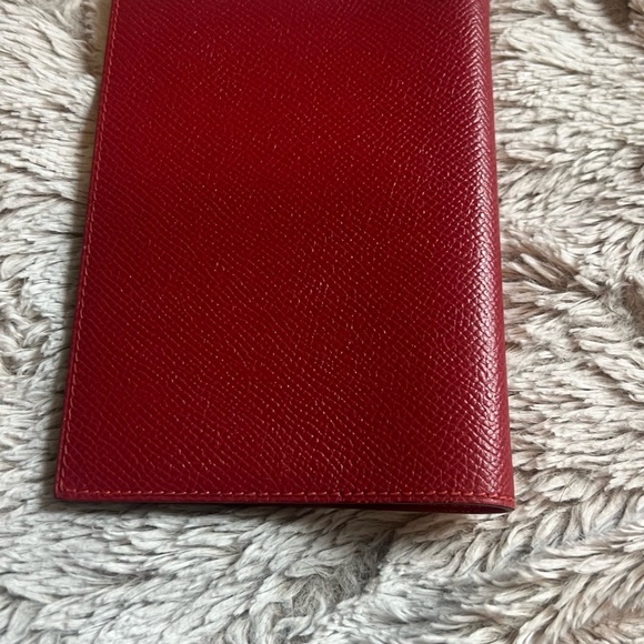 Hermes Red Simple Agenda Holder, Small - Picture 4 of 7